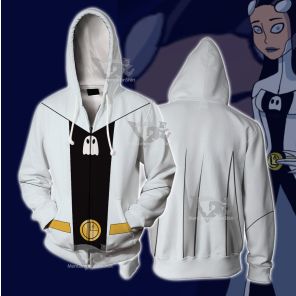 Legion Of Super Heroes Phantom Girl Cosplay Zip Up Hoodie