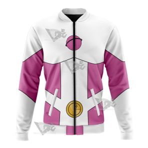 Legion Of Super Heroes Saturn Girl Pink Cosplay Bomber Jacket