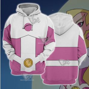 Legion Of Super Heroes Saturn Girl Pink Cosplay Hoodie