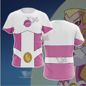 Legion Of Super Heroes Saturn Girl Pink Cosplay T-Shirt