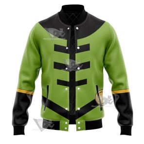 Legion Of Super Heroes Shrinking Violet Green Cosplay Varsity Jacket