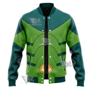 Legion Of Superheroes Chameleon Boy Green Cosplay Varsity Jacket