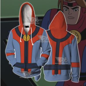 Legion Of Superheroes Colossal Boy Red Cosplay Zip Up Hoodie