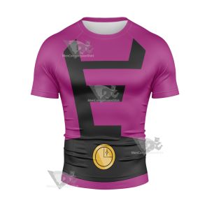 Legion Of Superheroes Element Lad Short Sleeve Compression Shirt