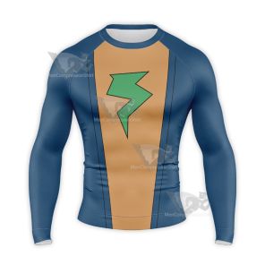 Lol Zeri Blue Suit Long Sleeve Compression Shirt