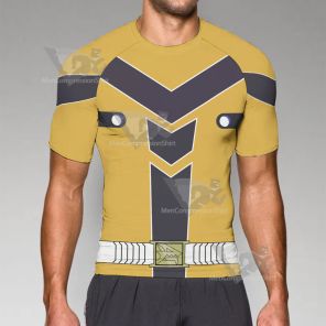 Loser Ranger Kiritani Shinya Yellow Short Sleeve Compression Shirt