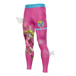 Mario Sports Princess Peach Ski Mens Compression Legging