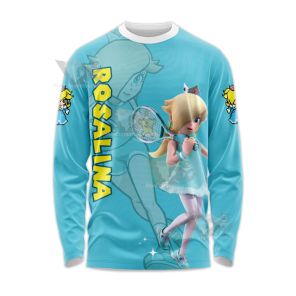 Mario Sports Rosalina Play Tennis Long Sleeve Shirt