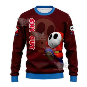 Mario Sports Shy Guy Play Tennis Sweatshirt