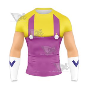 Mario Wario Long Sleeve Compression Shirt