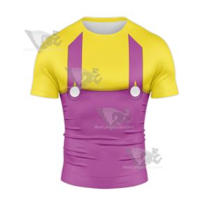 Mario Wario Rash Guard Compression Shirt