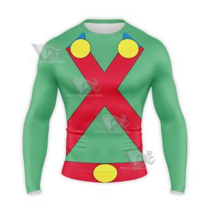 Martian Manhunter Animation Styling Long Sleeve Compression Shirt