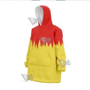 Martin Mystery Red And Yellow Cosplay Snug Oversized Blanket Hoodie