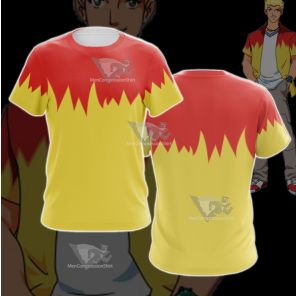 Martin Mystery Red And Yellow Cosplay T-Shirt