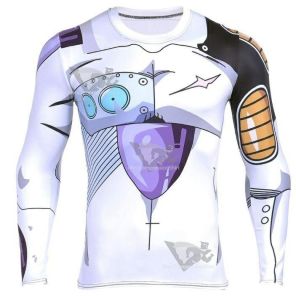 Mecha Frieza Dragon Ball Z Long Sleeve Compression Rash Guard