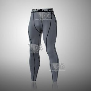 Mens Basic Compression Legging Grey