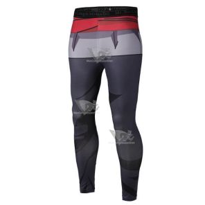 Mens Black Armor Dragon Ball Z Leggings Compression Spats