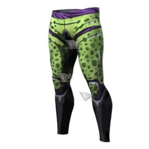 Mens Perfect Cell Dragon Ball Z Premium Compression Leggings Spats