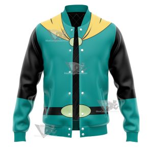 Mighty Magiswords Vambre Warrior Green Cosplay Varsity Jacket