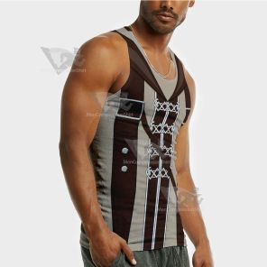 Mushoku Tensei Rudeus Greyrat Adult Ver Brown Sleeveless Compression Shirt