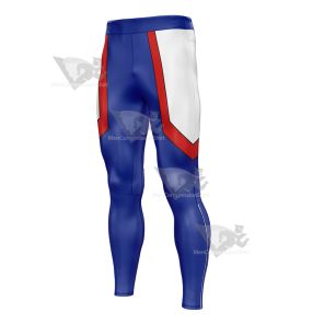 My Hero Academia All Might Blue Mens Compression Legging