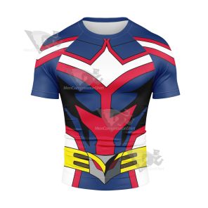 My Hero Academia All Might Rash Guard Compression Shirt