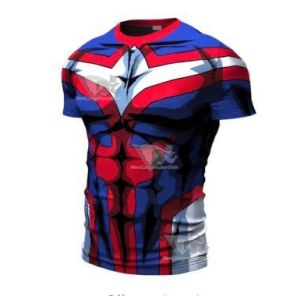 My Hero Academia All Might Short Sleeve Compression Rashguard