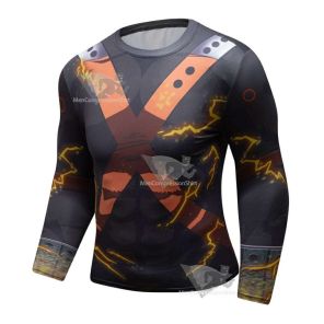 My Hero Academia Bakugo One For All Elite Long Sleeve Rashguard