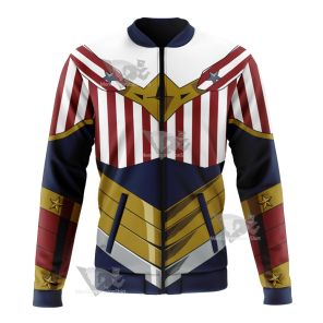 My Hero Academia Cathleen Bate Star And Stripe Bomber Jacket