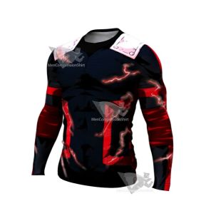 My Hero Academia Compression Onyx Deku Full Cowling Premium Long Sleeve Rashguard