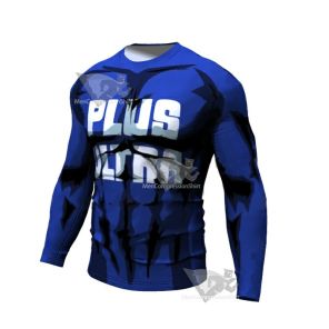 My Hero Academia Compression Plus Ultra Blue Premium Long Sleeve Rashguard