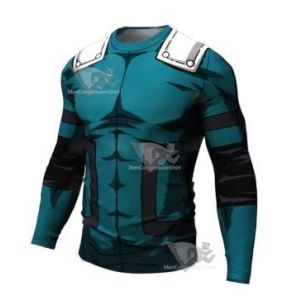 My Hero Academia Deku Long Sleeve Premium Compression RashGuard