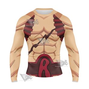 My Hero Academia Eijirou Kirishima Long Sleeve Compression Shirt