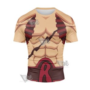 My Hero Academia Eijirou Kirishima Short Sleeve Compression Shirt