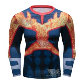 My Hero Academia Endeavor Elite Long Sleeve Rashguard