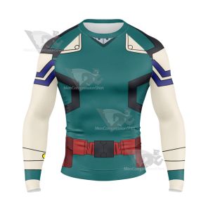 My Hero Academia Izuku Midoriya Deku Long Sleeve Compression Shirt