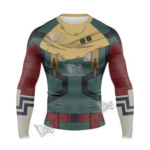 My Hero Academia Izuku Midoriya Long Sleeve Compression Shirt