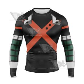 My Hero Academia Katsuki Bakugou Long Sleeve Compression Shirt