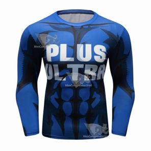 My Hero Academia Plus Ultra Blue Elite Long Sleeve Rashguard