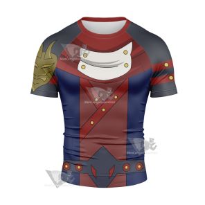 My Hero Academia Shinya Kamihara Short Sleeve Compression Shirt