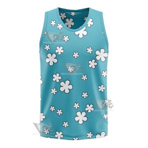 Nami Kimono Blue Flower Basketball Jersey