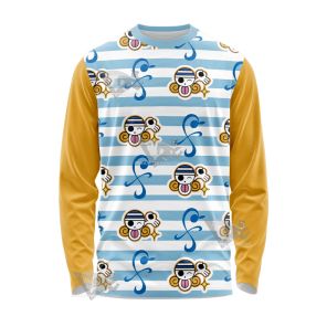 Nami Skull Blue Long Sleeve Shirt