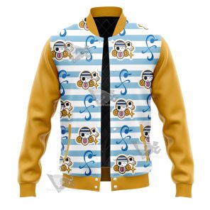 Nami Skull Blue Varsity Jacket