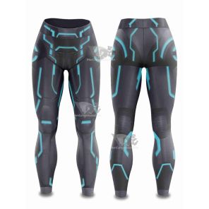 Neon Tech Iron Man Women Compression Leggings