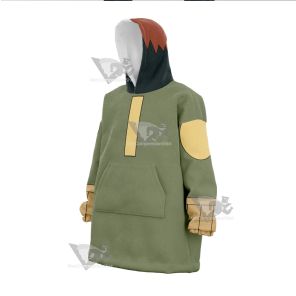 Oban Star Racers Eva Wei Green Cosplay Snug Oversized Blanket Hoodie