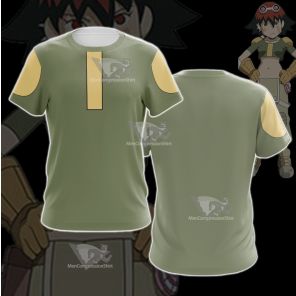 Oban Star Racers Eva Wei Green Cosplay T-Shirt