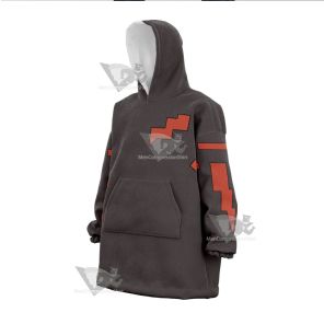 Oban Star Racers Rick Thunderbolt Red Cosplay Oversized Blanket Hoodie