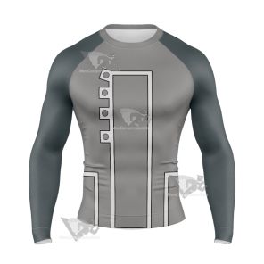 Oban Star Racers Spirit Grey Cosplay Long Sleeve Compression Shirt