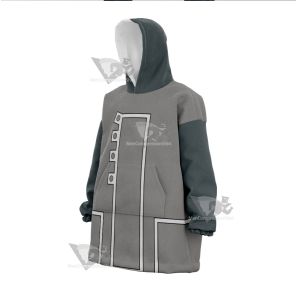 Oban Star Racers Spirit Grey Cosplay Snug Oversized Blanket Hoodie