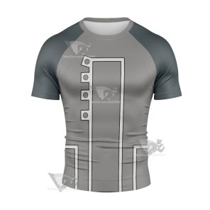 Oban Star Racers Spirit Grey Short Sleeve Compression Shirt